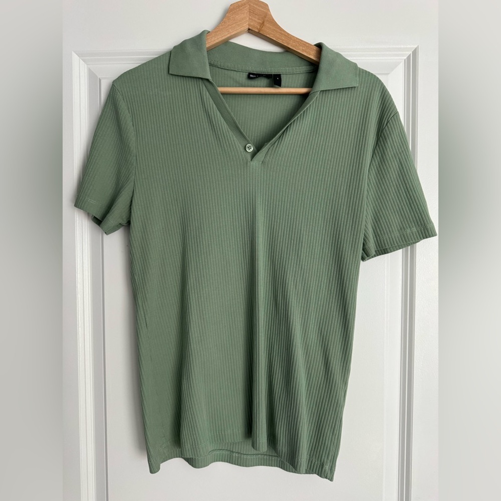 ASOS Men's Muscle Fit Green Polo Shirt
